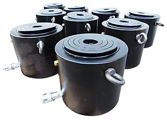 Schwerlastzylinder einfachwirkend mit Lastrückführung