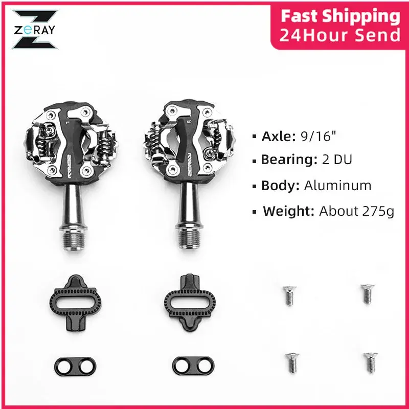 Pedals Cycling Clipless Pedals Aluminum Alloy SPD