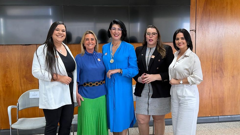 O Conselho da Mulher Empreendedora e da Cultura do Distrito Federal (CMEC-DF) foi recebido hoje pela governadora do Distrito Federal, Celina Leão