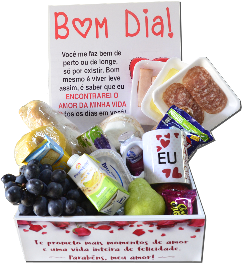 Cesta Bom Dia Romântica