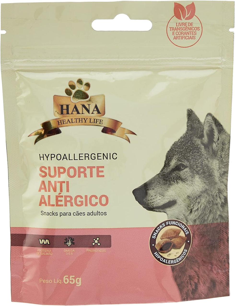 Snack Hana Healthy Life Hypoallergenic para Cães 100g
