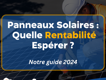 Panneaux Solaires : Quelle Rentabilité Espérer ?