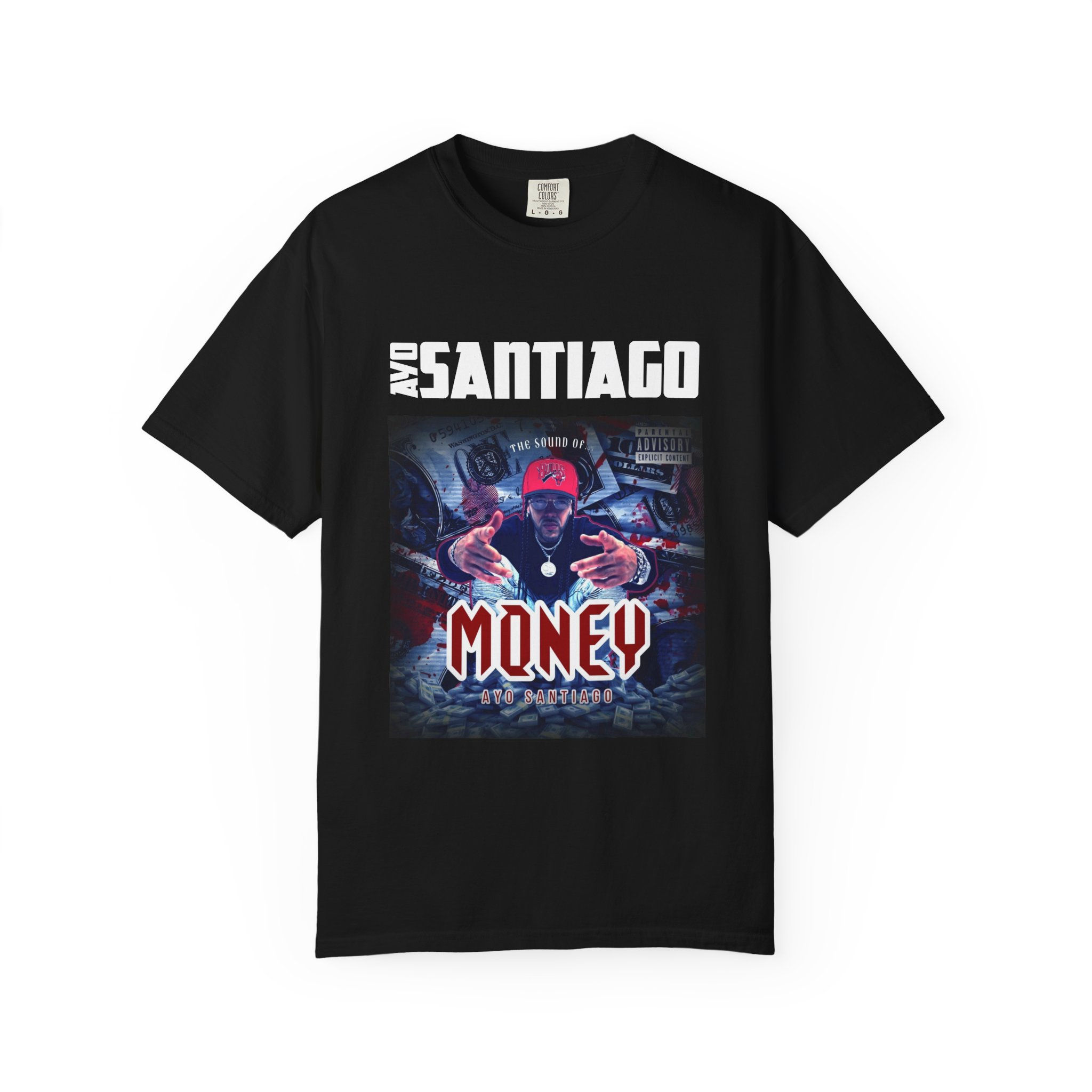 Album Cover (Sound of Money) White Text Design Unisex T-Shirt