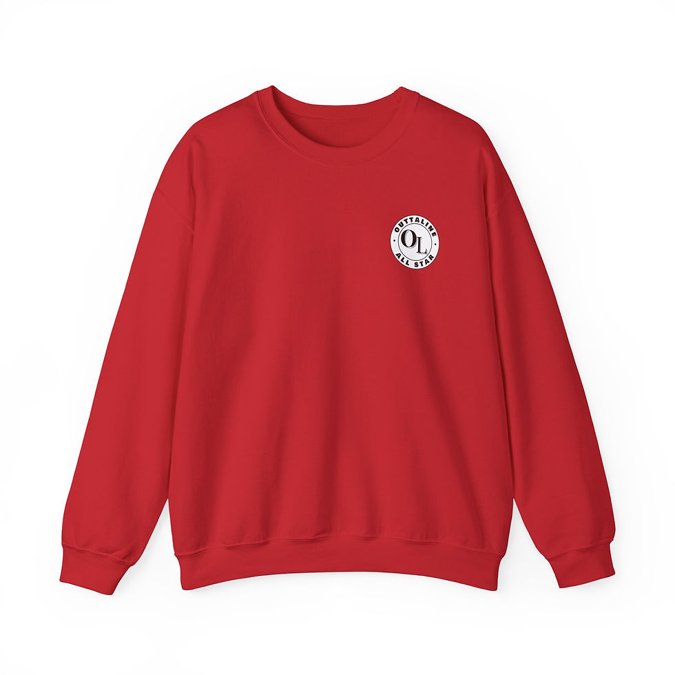 Thumbnail: Outtaline Crewneck Sweatshirt B — Minimal Arch Logo Pullover