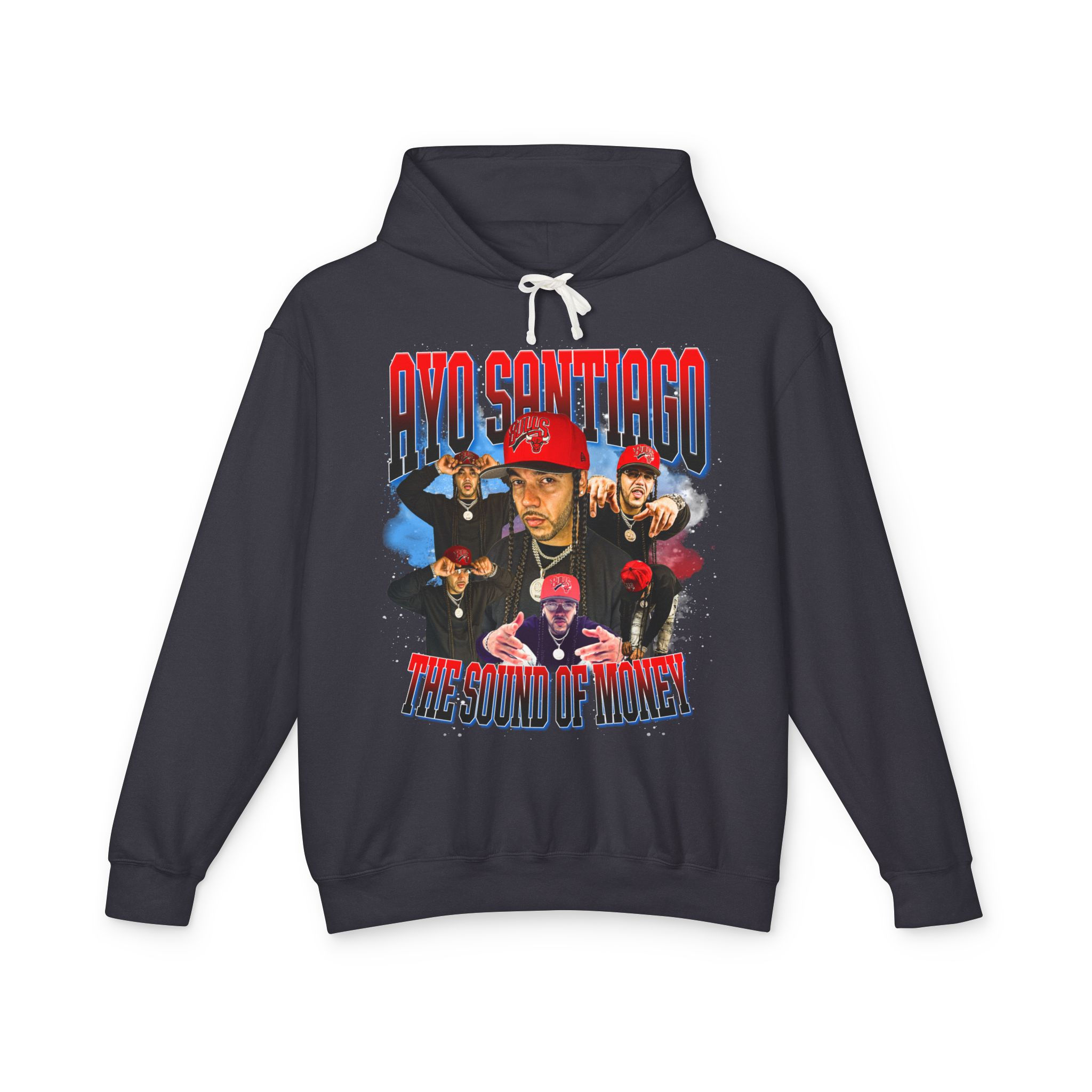 Ayo Santiago Design C Unisex Lightweight Hooded Sweatshirt