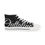 Thumbnail: Cursive Outtaline (WHITE) Men's High Top Sneakers (Regular)