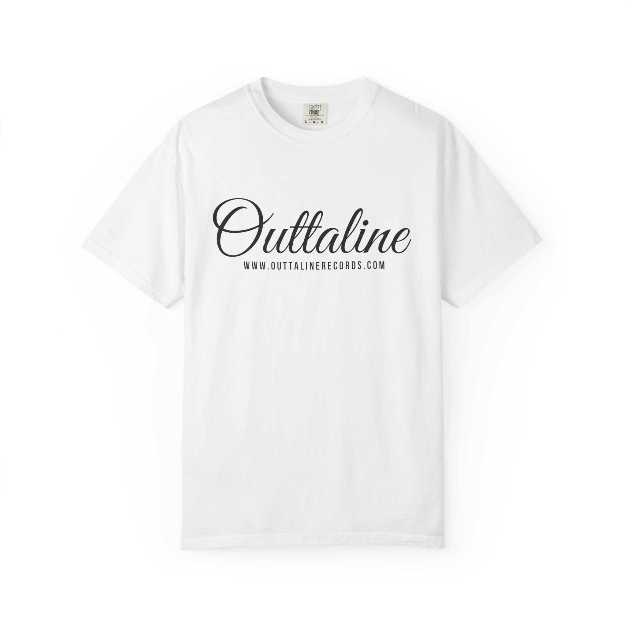 Outtaline Script Black Logo Graphic Unisex T-Shirt