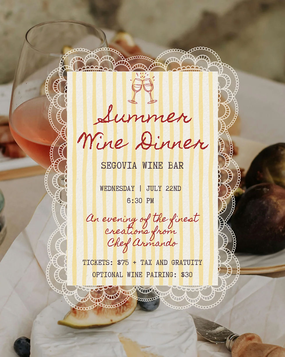 Summer Wine Dinner