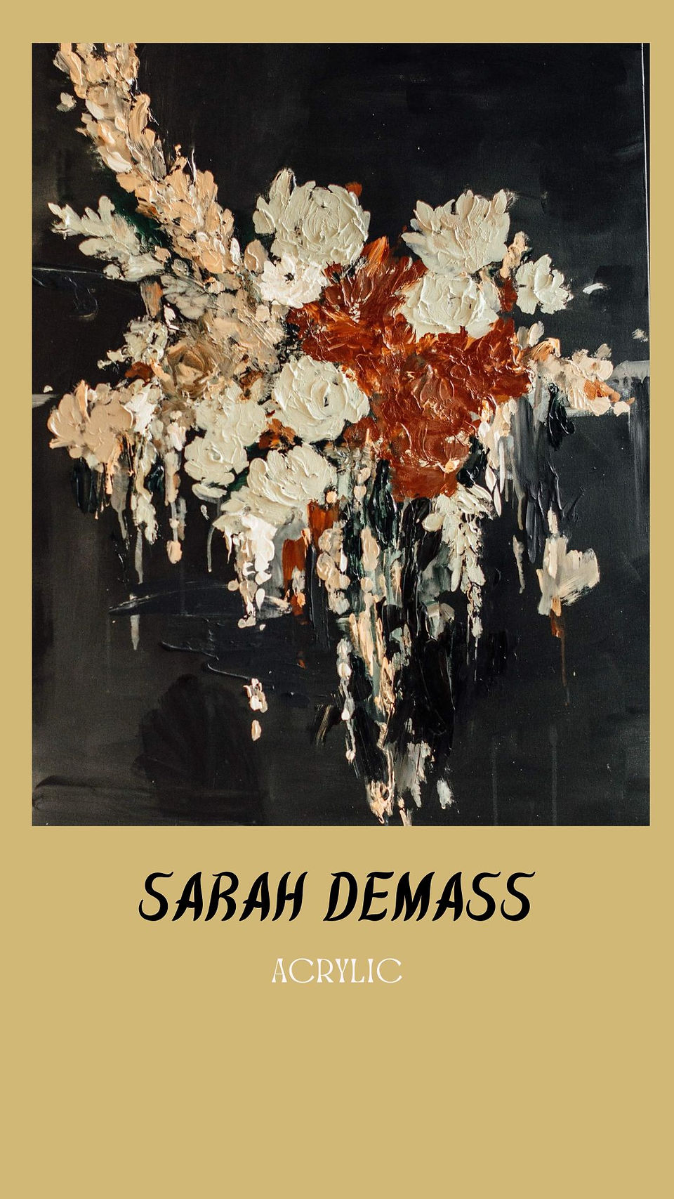 Tacoma in Seattle artist, Sarah Demass creates intuitive acrylic abstracts