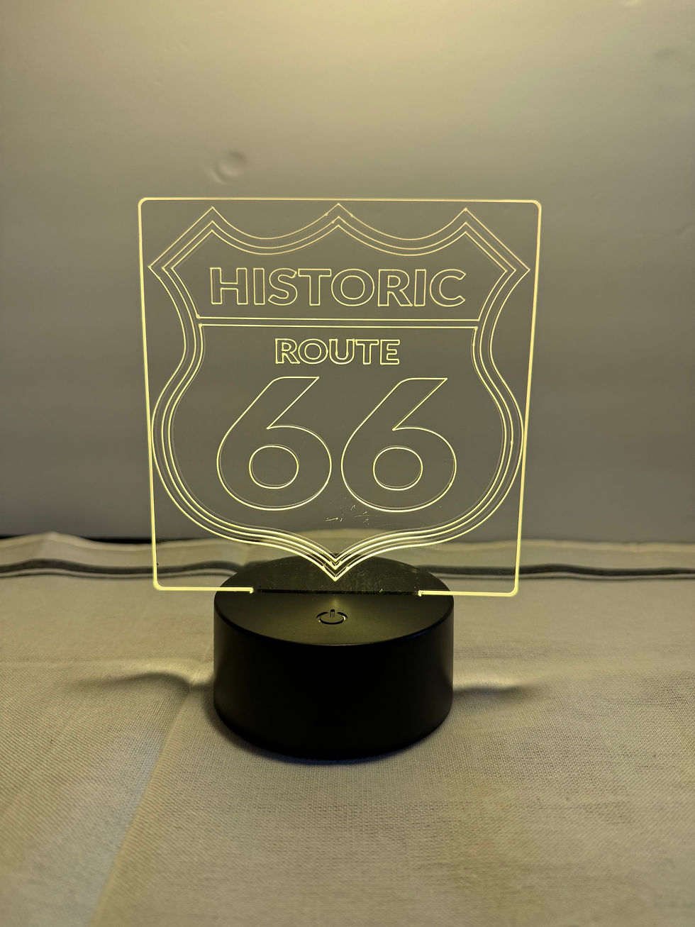 Thumbnail: Route 66 Customized Laser Engraved Acrylic LED (16 color) Light