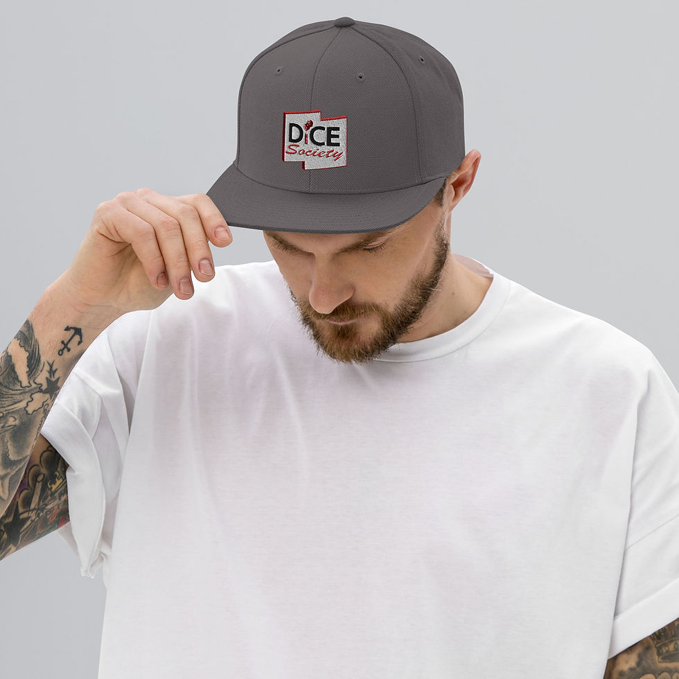 Thumbnail: Black/Red/White Snapback Hat 