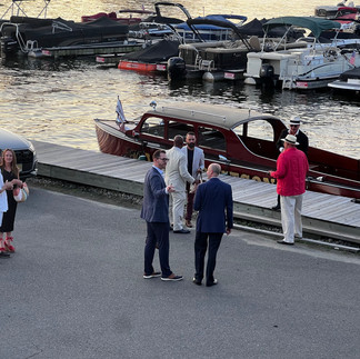 Carlito arriving by boat