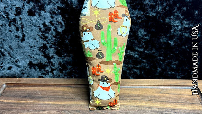 Coffin Cat Kicker Toy with Catnip - Cowboy Boos