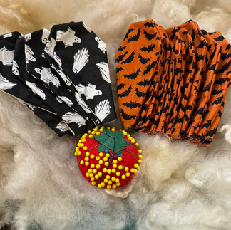 unstuffed cat toys ready to be filled with wool and catnip
