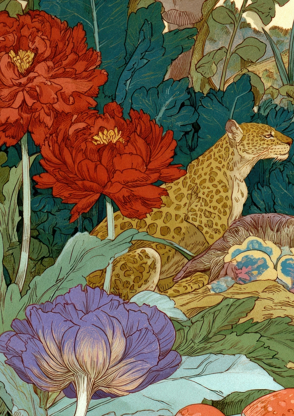 Thumbnail: Floral Jungle | Decoupage Paper