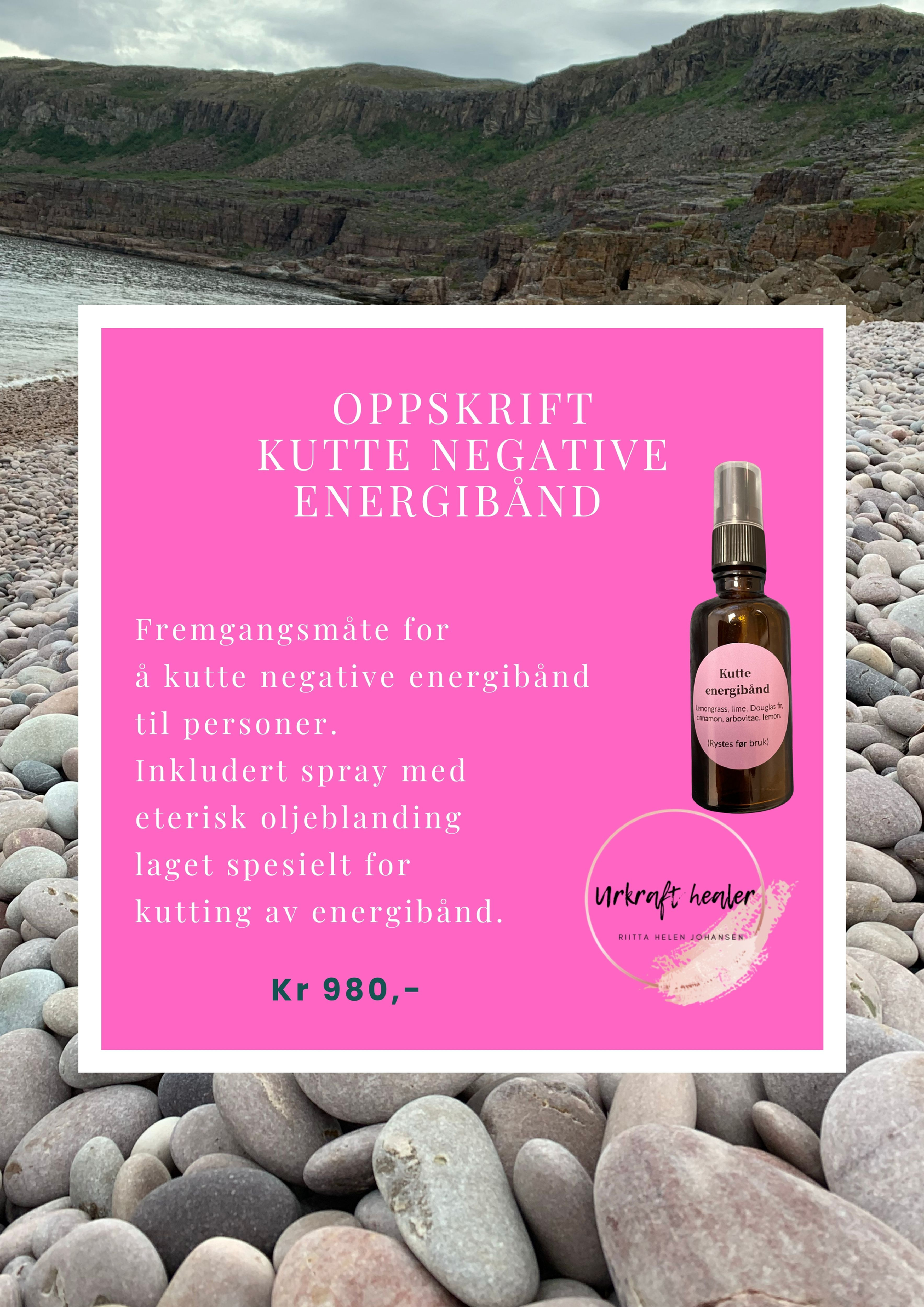 Oppskrift Kutte negative energibånd