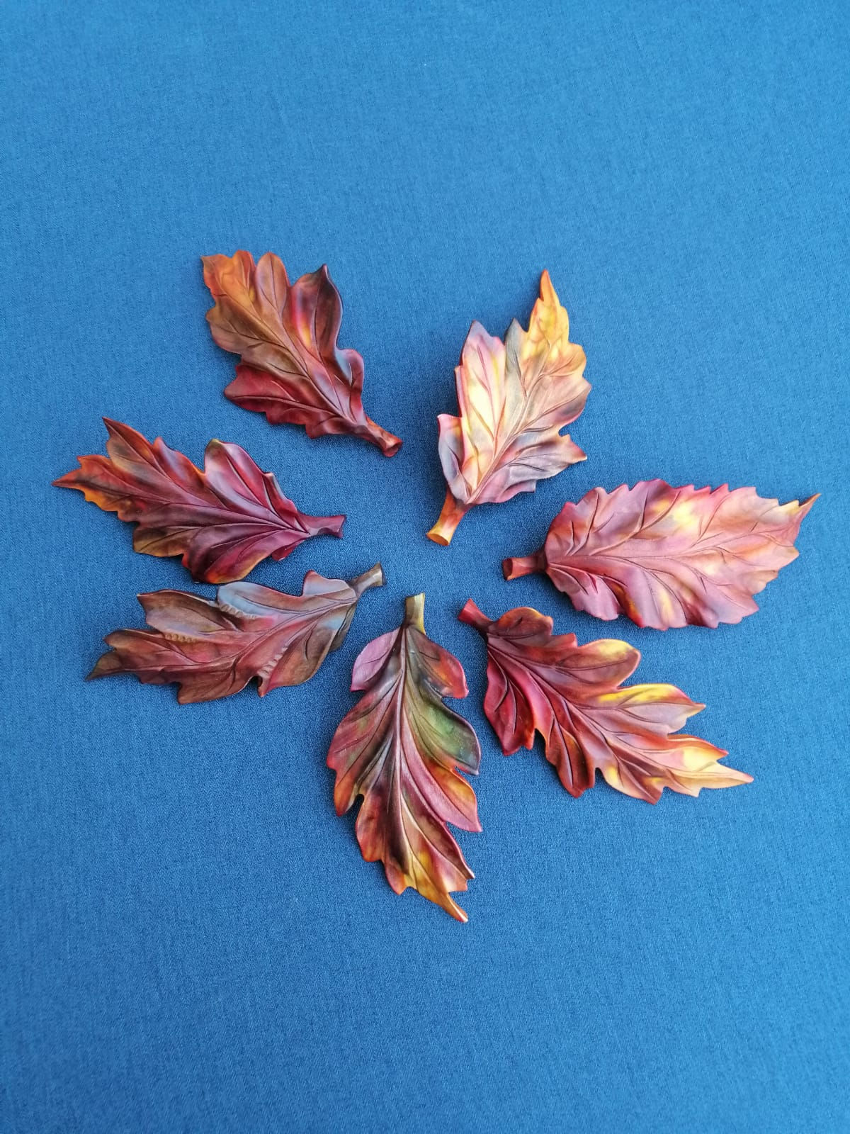 Haarspange "Lindenblatt"