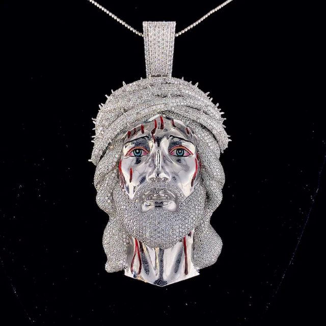 Customized High Quality Iced Hip Hop Name Cuban Link Pendant VVS Moissanite Bril