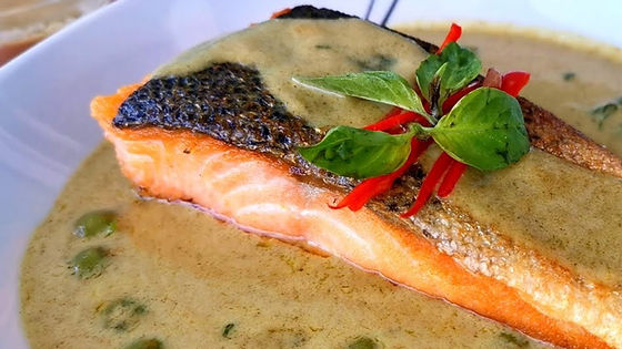 Curry zalm