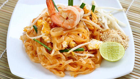 Pad thai scampi