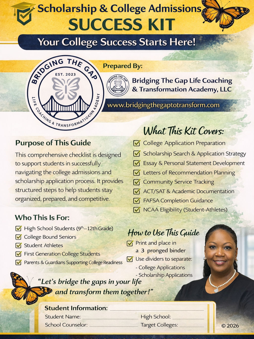 Scholarship & College Success Kit