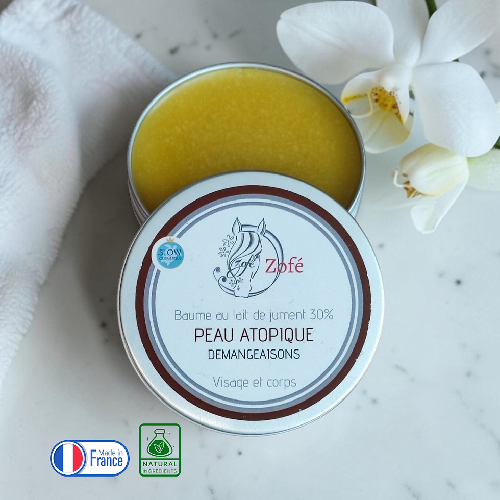 baume peau atopique au lait de jument