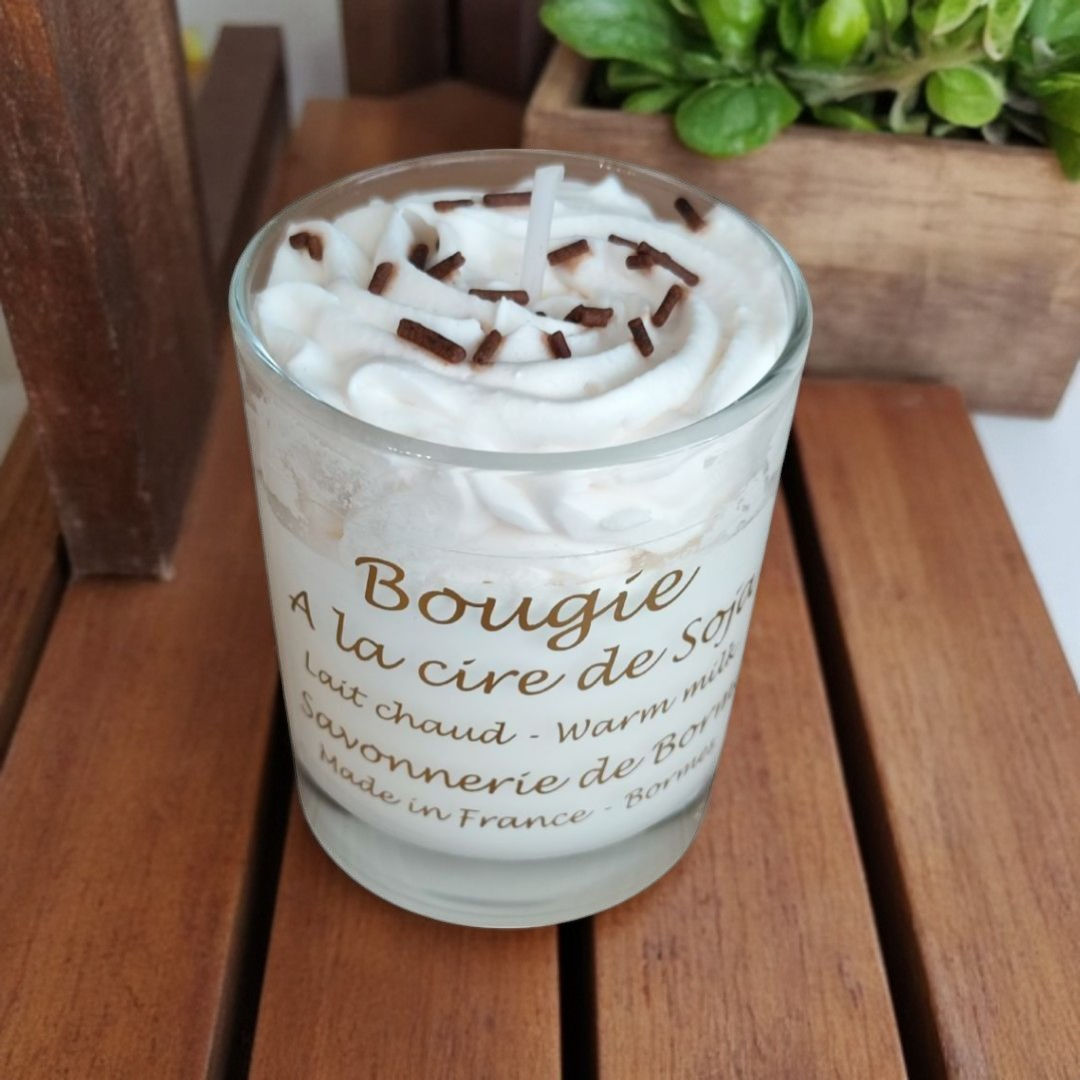 Mini Bougie Pâtissière – Lait Chaud (65 g)