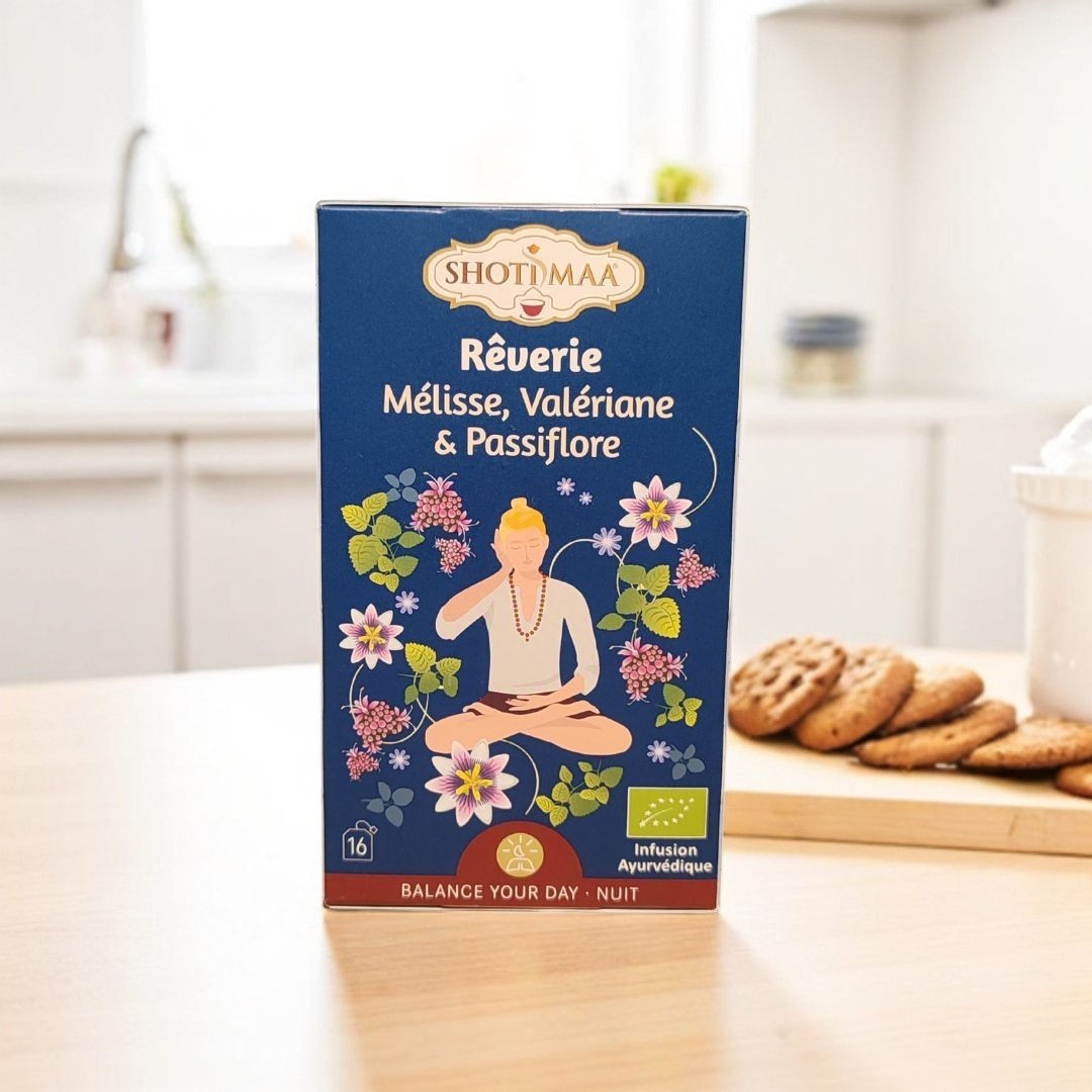 tisane bio mélisse valériane passiflore