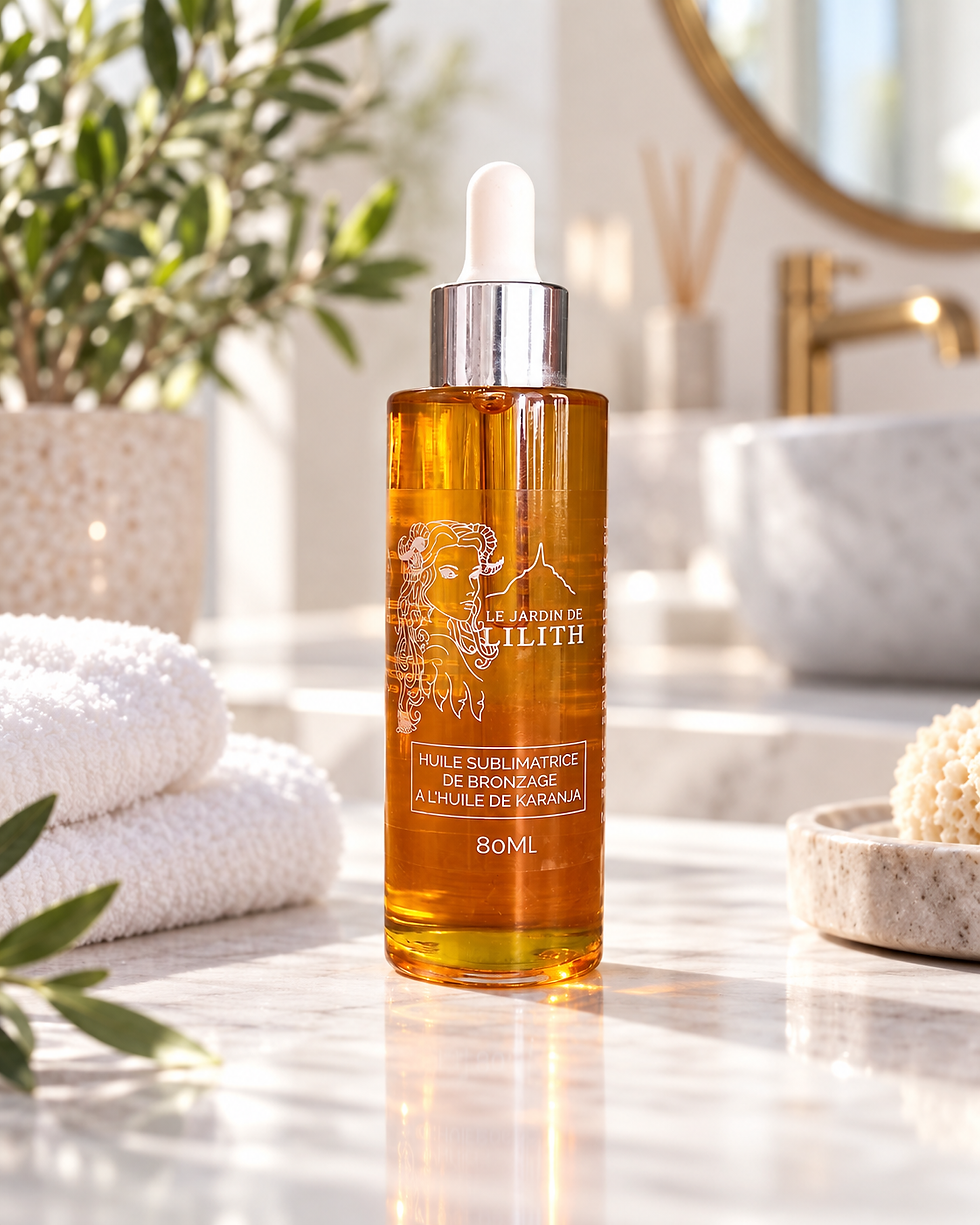 Huile sublimatrice de bronzage