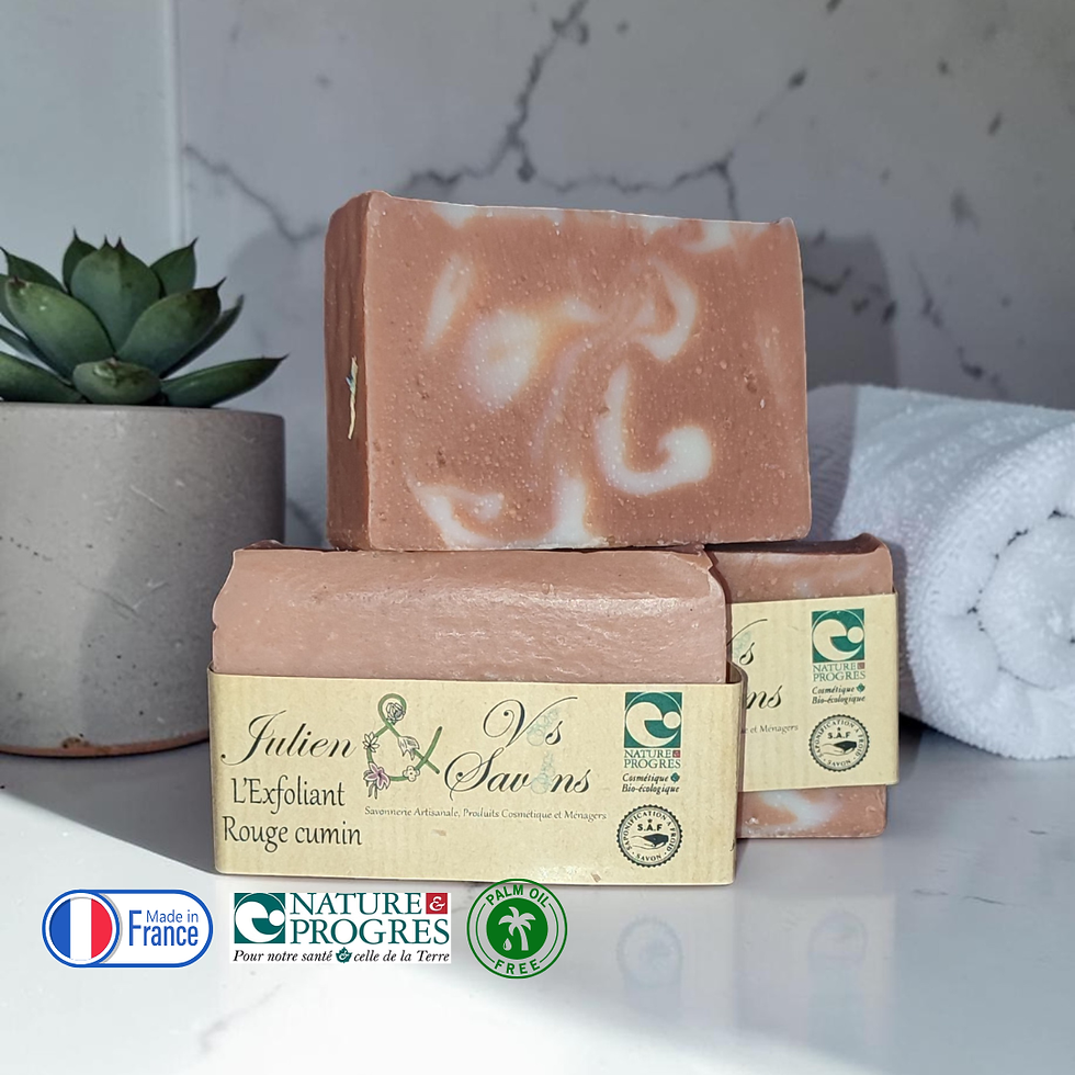 savon bio exfoliant au lait de riz