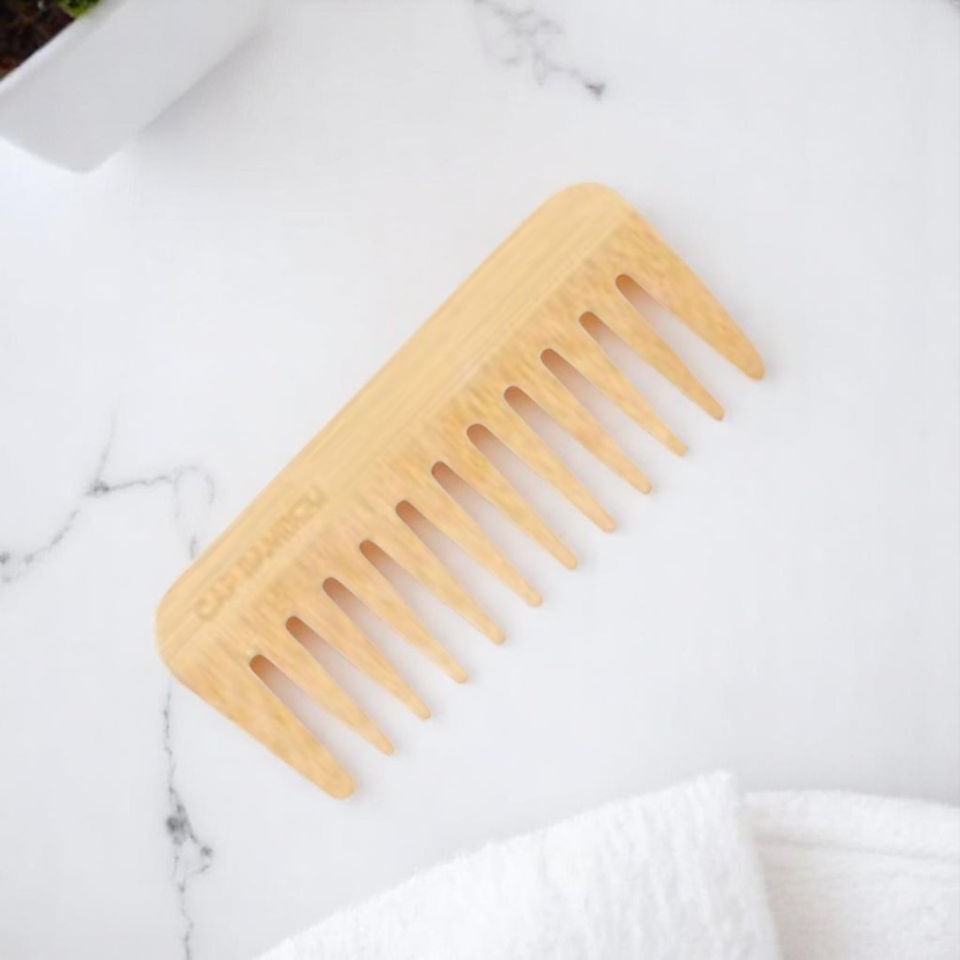Peigne bambou dents larges