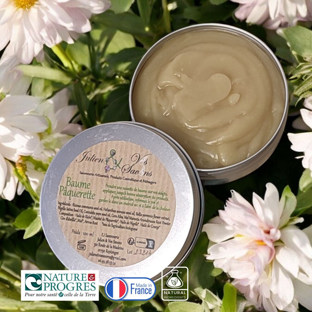 Baume Pâquerette – Corps & Visage – Raffermissant & Nourrissant – 100 % Naturel & Bio