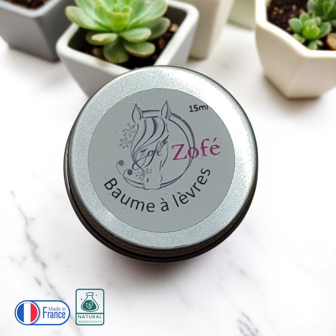 baume à lèvres à la cire d'abeille et lait de jument