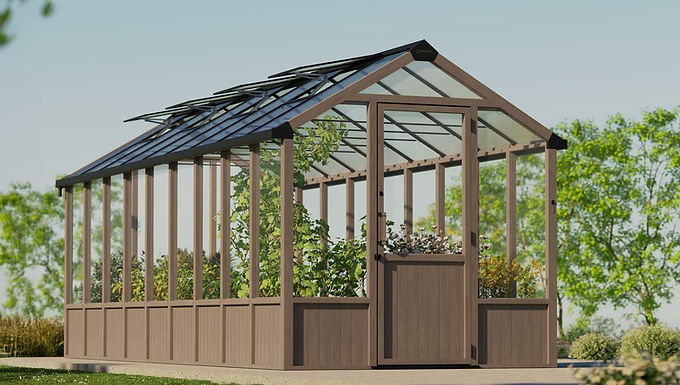 חממת עץ NATURA 2.4x6.4