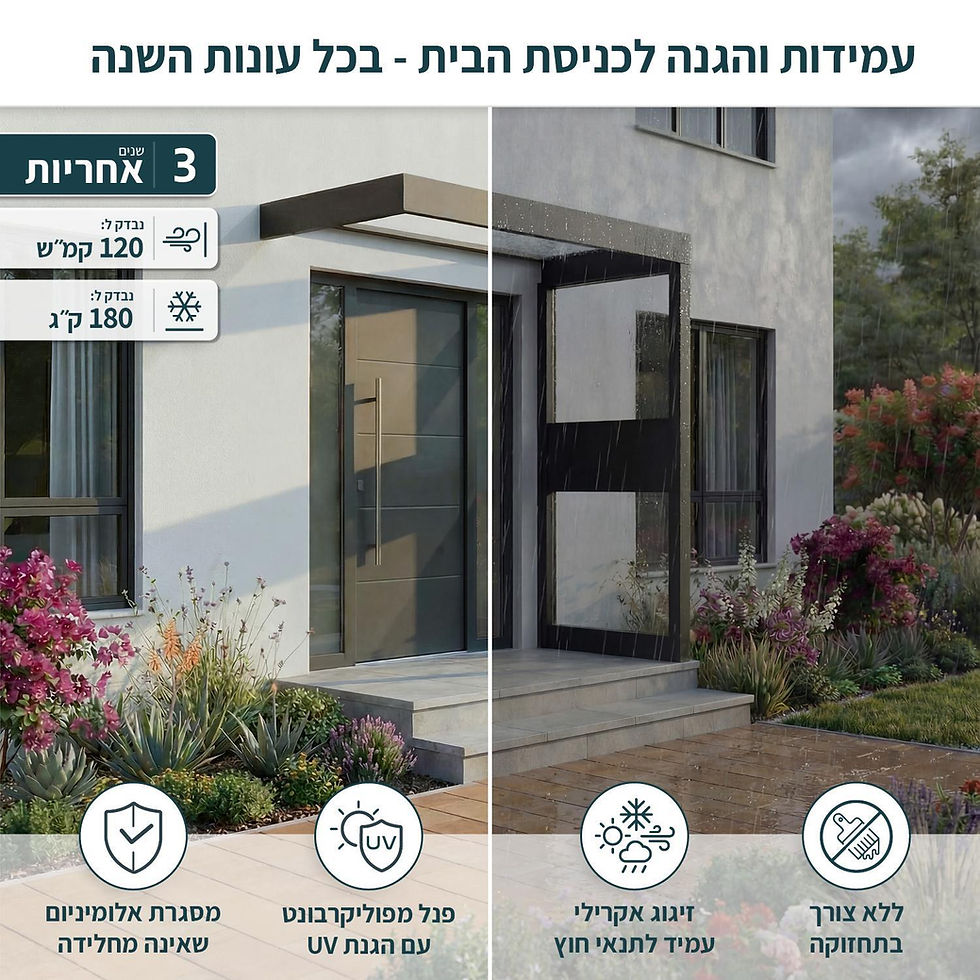 תמונה ממוזערת: גגון Sophia אפור-לבן אופל 1X1.6 עם קיר צד