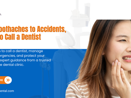 From Toothaches to Accidents, When to Call a Dentist