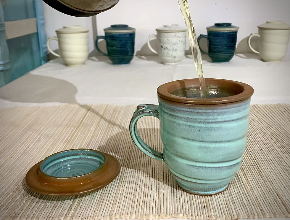 Thumbnail: Tea Infuser Mug Set (Peppermint)