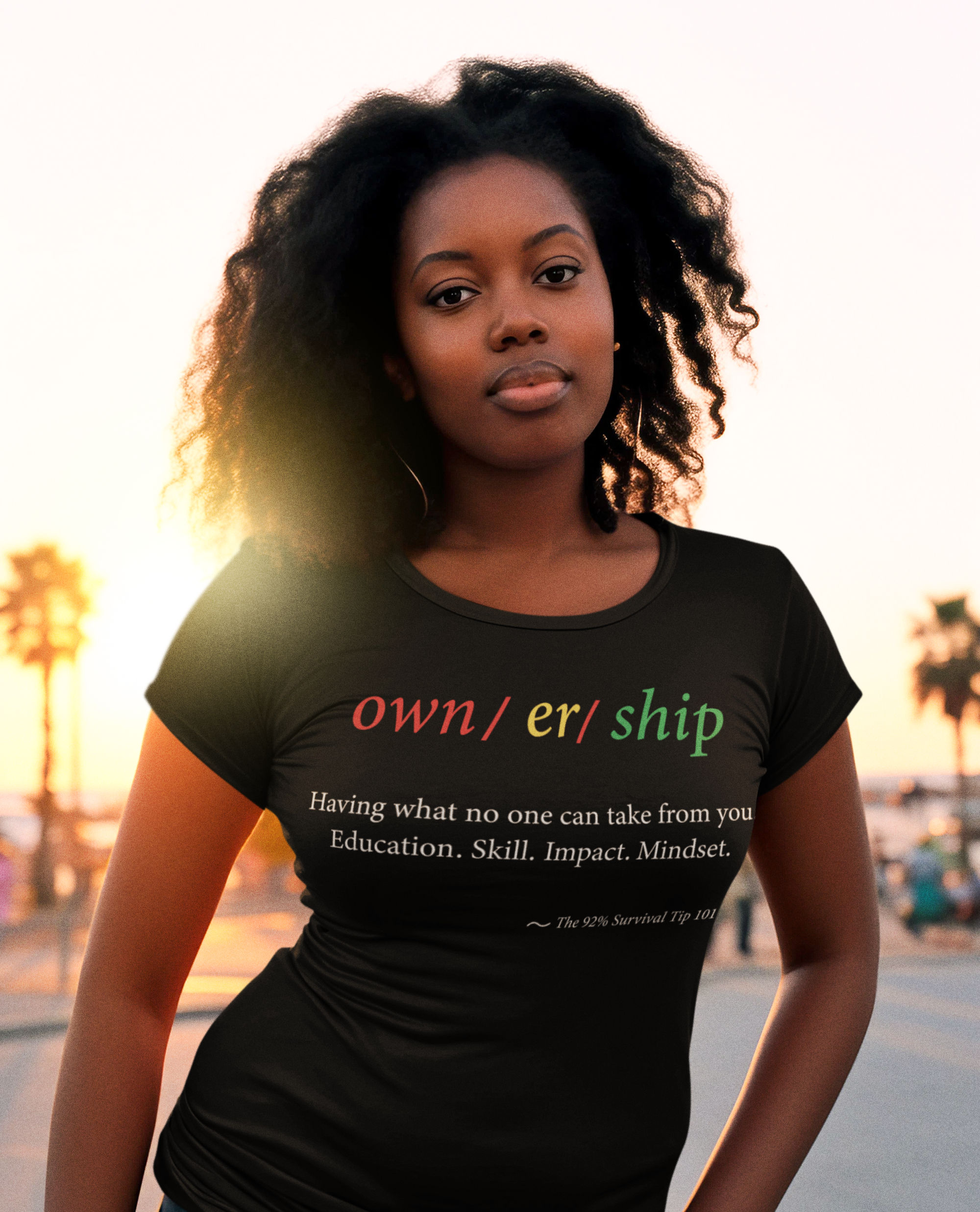 The 92% Ownership Colorful Heavy Cotton Tee