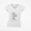 Thumbnail: Sassy Mouth Defined White Ladies' V-Neck T-Shirt