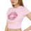 Thumbnail: Sassy Mouth Kiss Women's Baby Tee