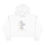 Thumbnail: Sassy Mouth Defined White Crop Hoodie