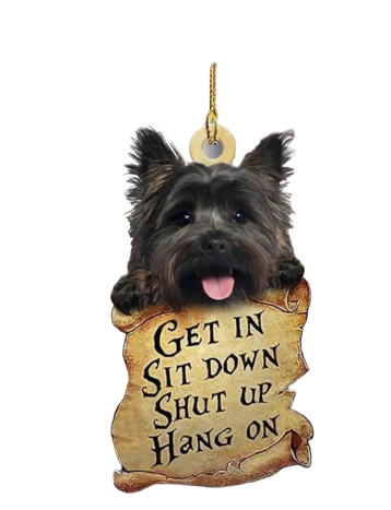 Cairn Terriër - autospiegelhanger