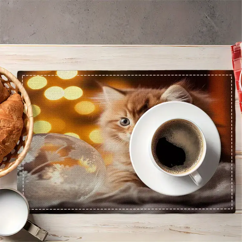 Miniatura: Placemat met katten of honden – jouw tafel, jouw verhaal