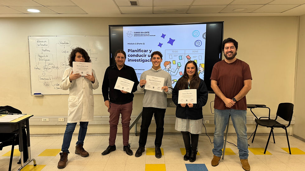 Capacitación docente en habilidades del pensamiento científico: CICE realizó curso de perfeccionamiento en el Colegio San Benito