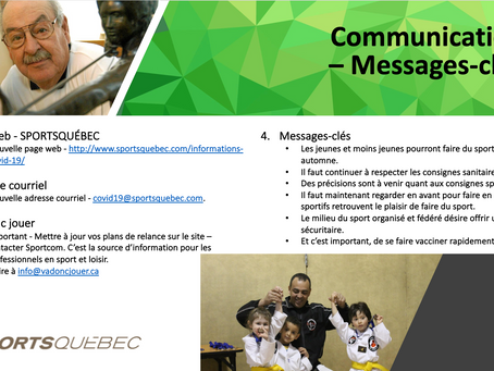 SportsQuebéc - Communication