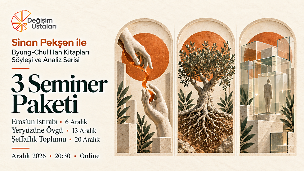 Byung Chul Han Kitapları Serisi – Aralık | 3’lü Paket