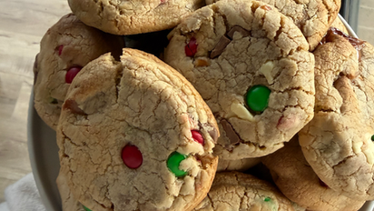 Christmas Loaded Cookies 