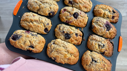 Mixed Berry Coconut Banana Bread