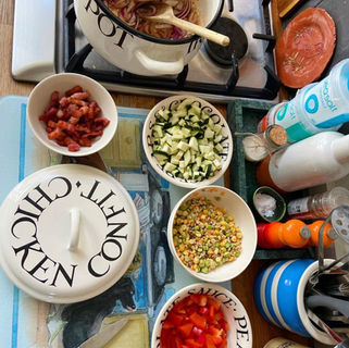 Bacon, Courgette & Red Pepper Soup