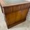 Thumbnail: Vintage Executive Lawyers Desk With Drawers, Key & Green Leather Top Pedestal